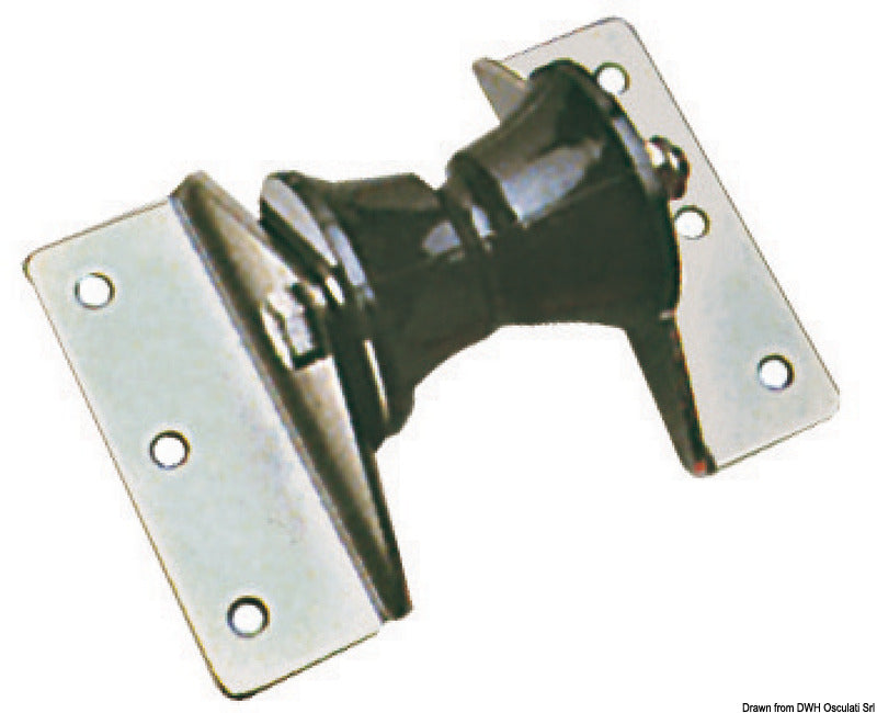 SS bow roller for dolphin strikers - foto originale Osculati Srl