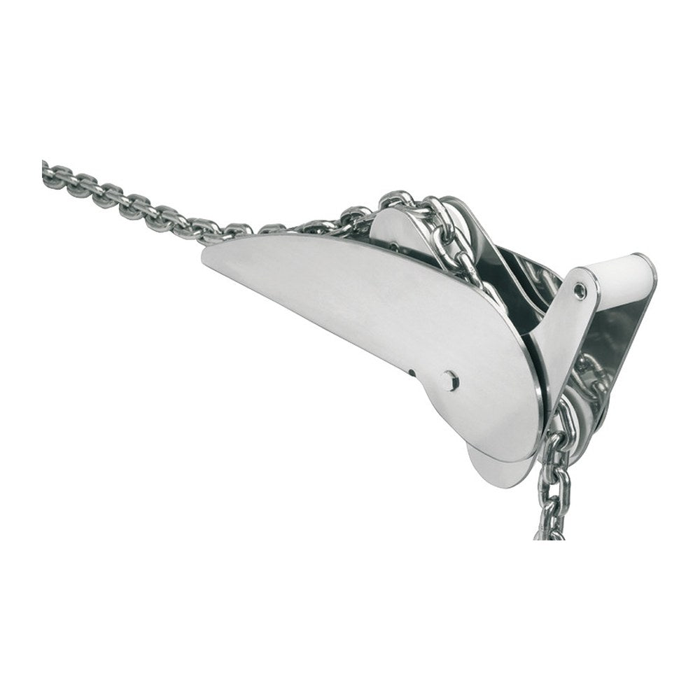 Polished SS heavy hinged roller 10 kg - foto originale Osculati Srl