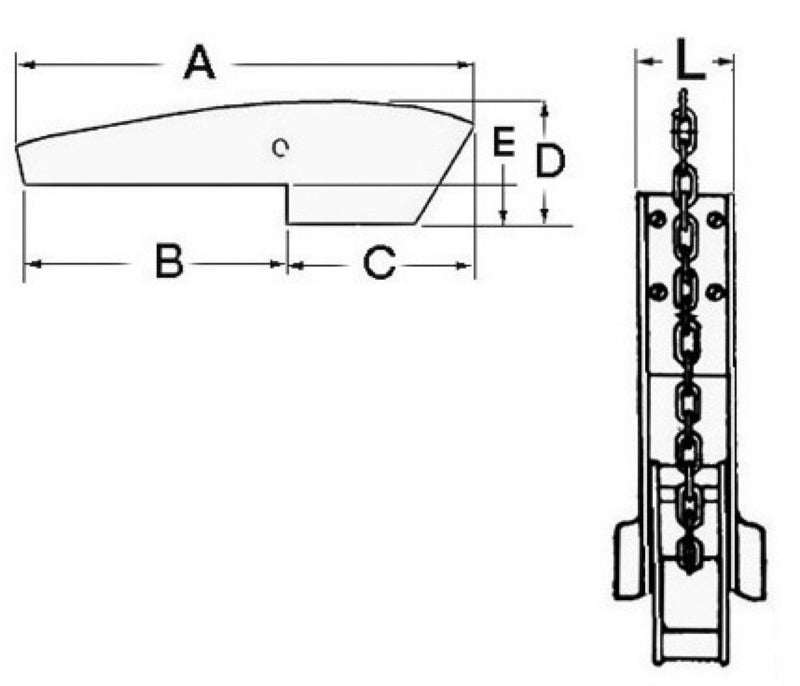 SS seesaw roller max 20 kg - foto originale Osculati Srl