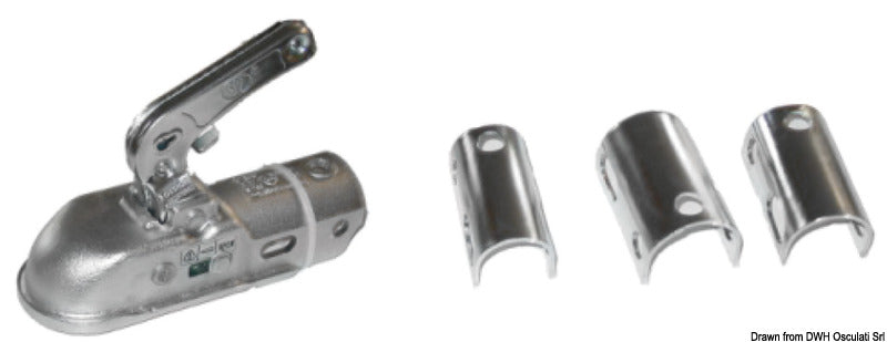 Round tow hook 35 to 50 cm max 2000 kg - foto originale Osculati Srl