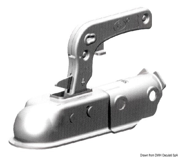 Round tow hook 35 mm 1300 kg - foto originale Osculati Srl