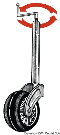Adjustable wheel 35 mm - foto originale Osculati Srl