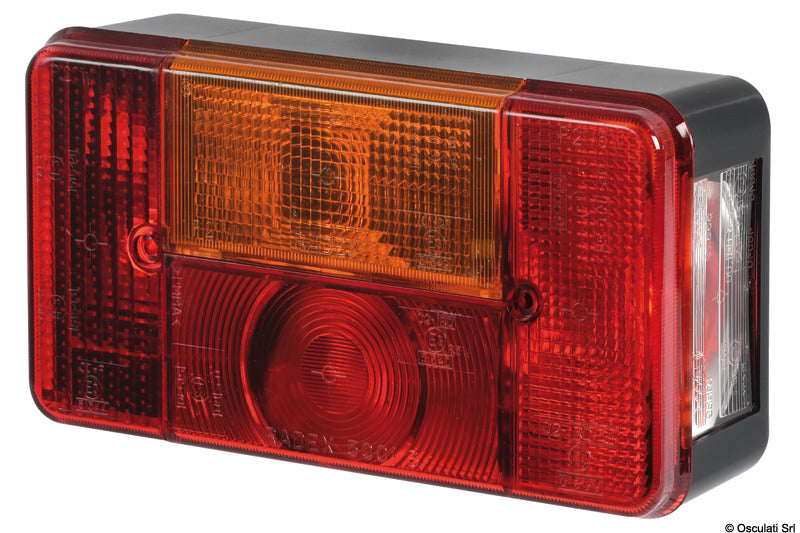 LEFT rear light 5 functions 4 bulbs - foto originale Osculati Srl