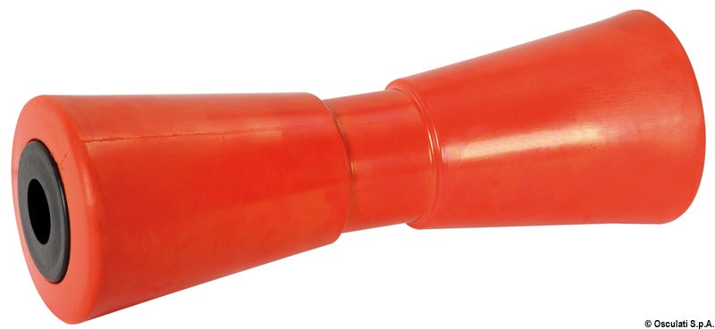 Central roller, orange 286 mm Ø hole 21 mm - foto originale Osculati Srl