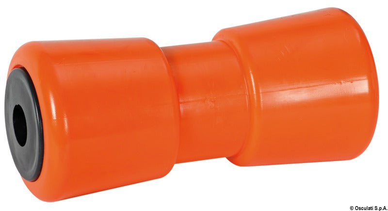 Central roller, orange 185 mm Ø hole 21 mm - foto originale Osculati Srl