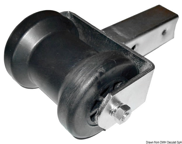 Fixed central roller 30 x 30 mm - foto originale Osculati Srl