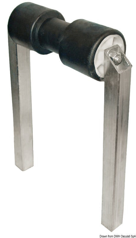 Large central roller 40 x 40 mm - foto originale Osculati Srl