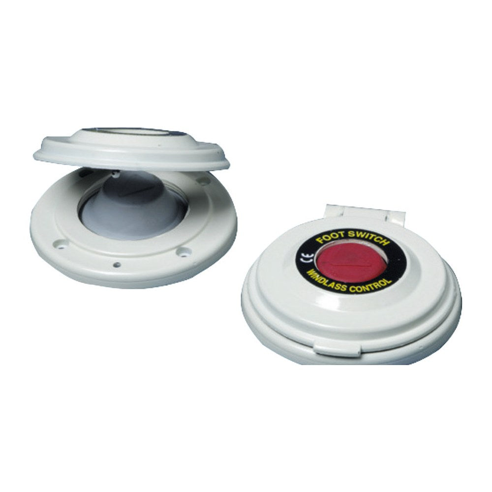 Foot-switch for windlass, red/white - foto originale Osculati Srl