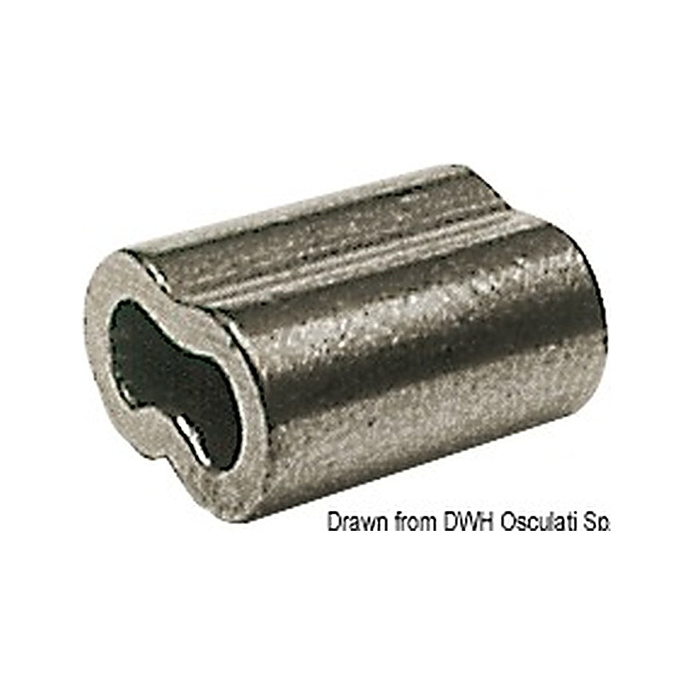 Copper sleeve 8 mm (pack of 10) - foto originale Osculati Srl