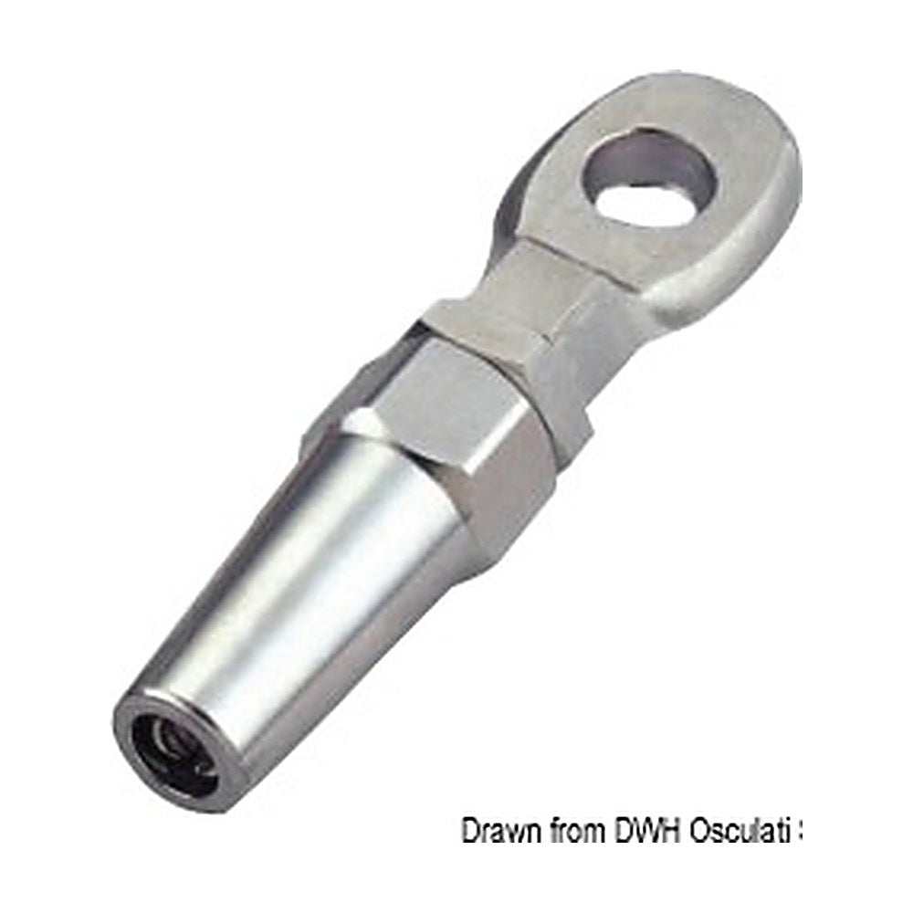 SS eyelet terminal Ø 8 mm - foto originale Osculati Srl