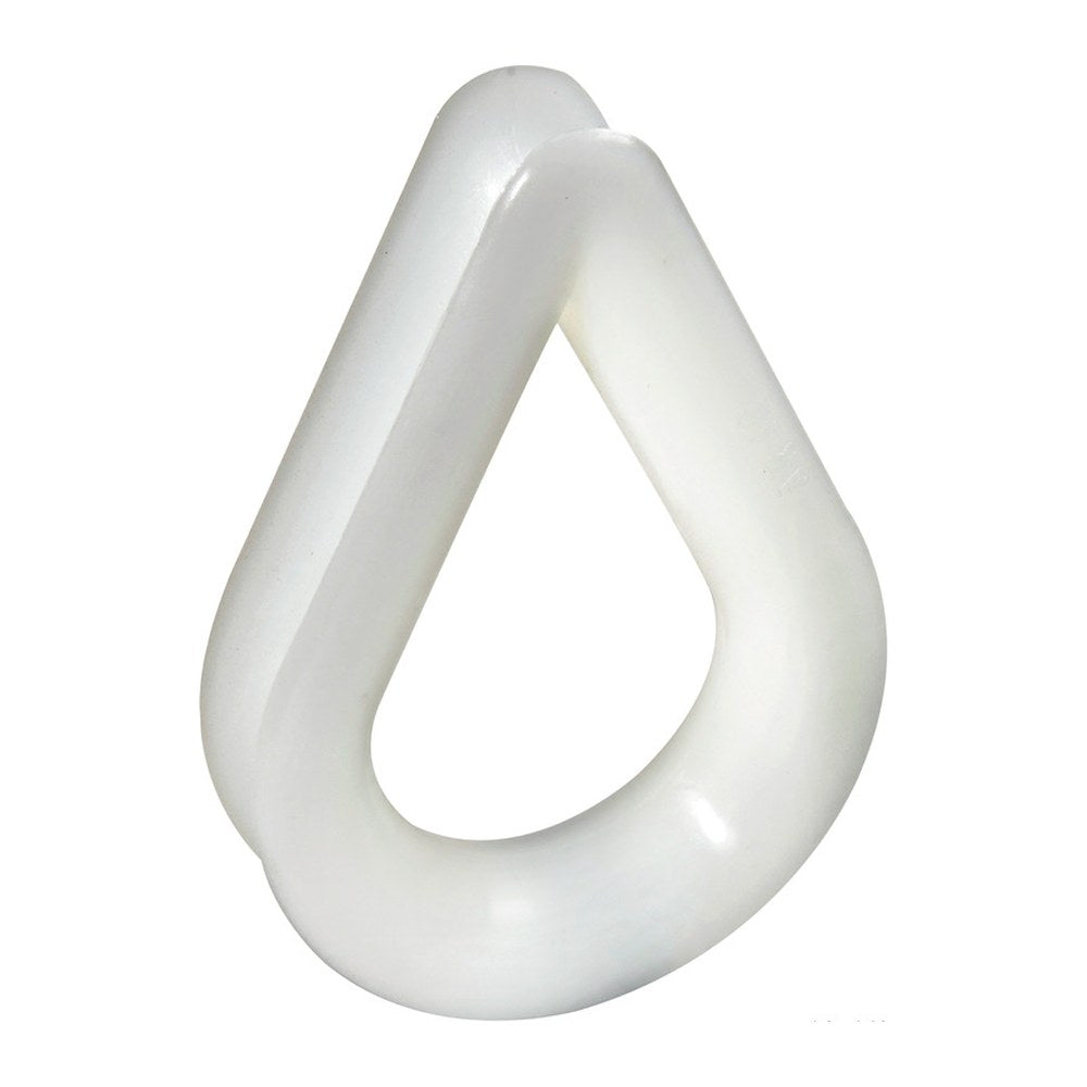 White nylon thimble Ø 12 mm (pack of 20) - foto originale Osculati Srl