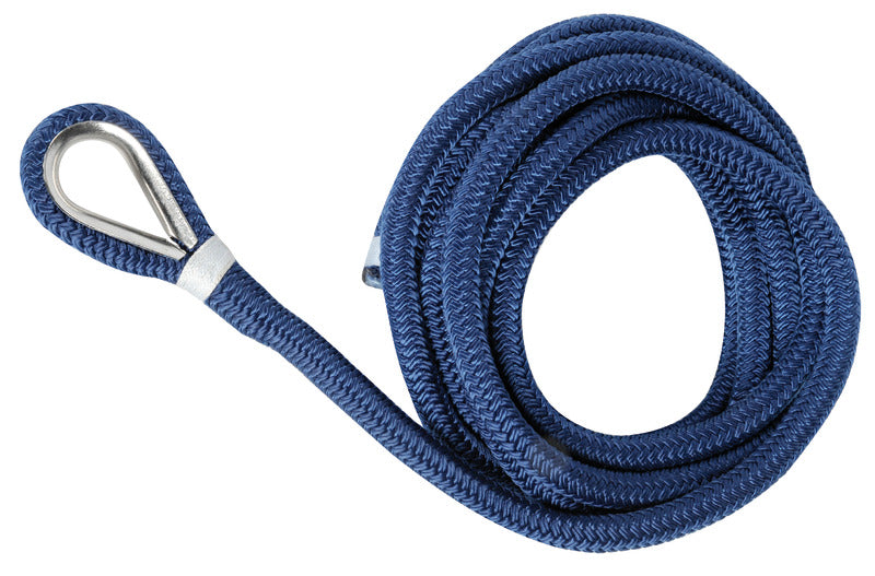 Spliced mooring line blue 16 mm x 11 m - foto originale Osculati Srl
