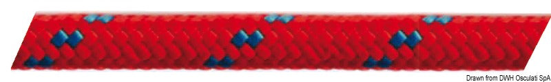 Double braid green Ø 6 mm - foto originale Osculati Srl