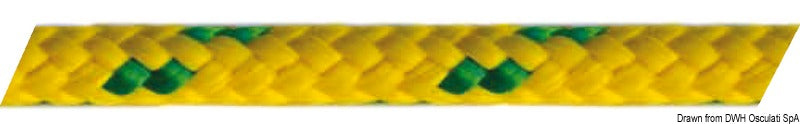 Double braid green Ø 4 mm - foto originale Osculati Srl