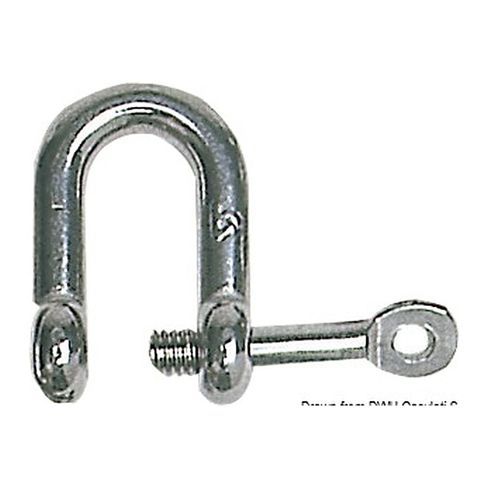 U-shackle AISI 316 with captive pin 6 mm (pack of 10) - foto originale Osculati Srl