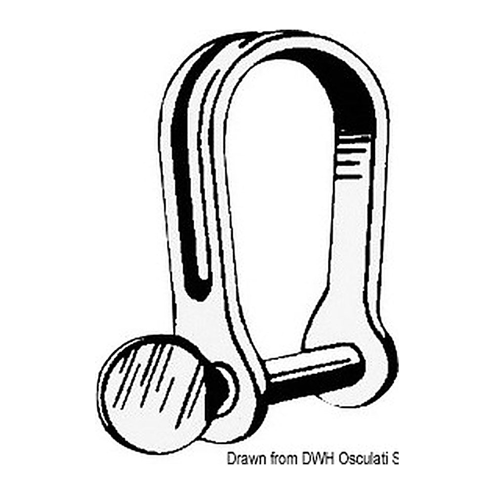 SS short strip shackle 5 mm (pack of 10) - foto originale Osculati Srl