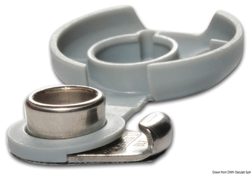 10 plastic caps for Q-SNAP snap fasteners - foto originale Osculati Srl