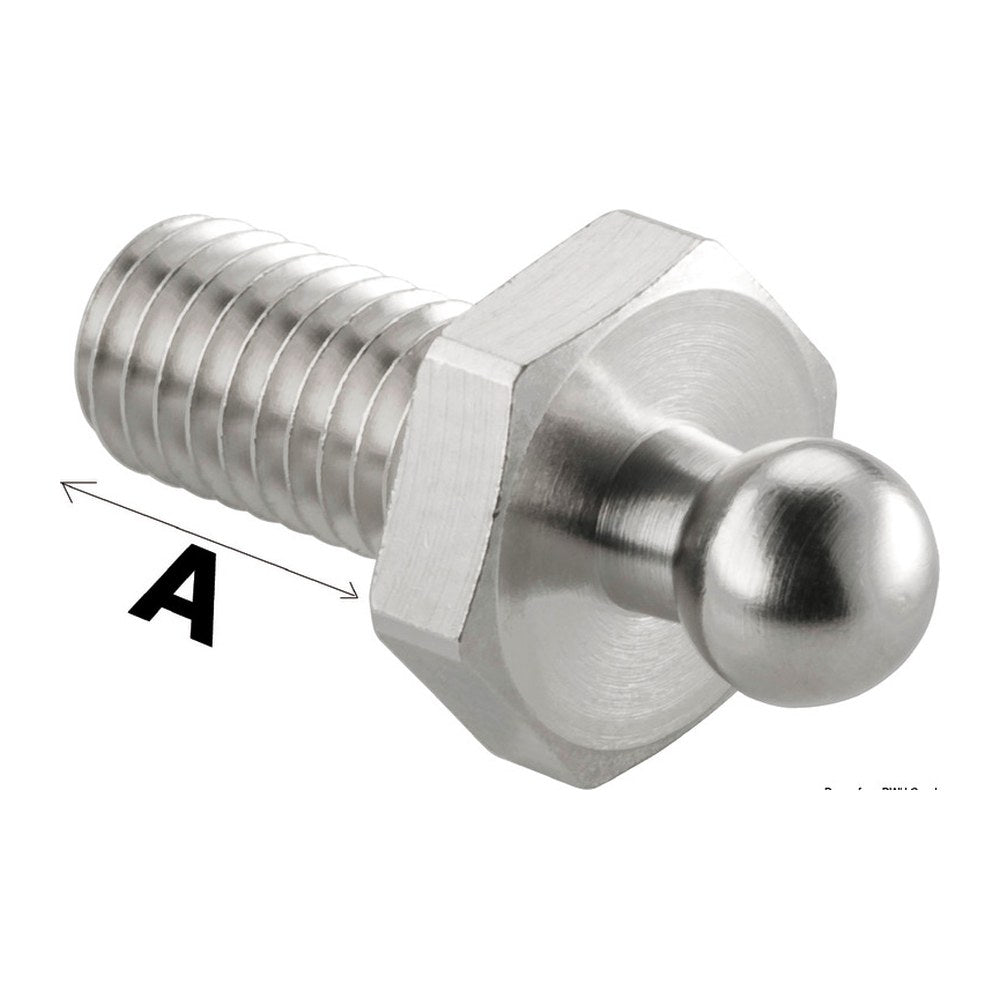 Schaeffertec Loxx SS male snap fastener w/screw+nut (pack of 100) - foto originale Osculati Srl