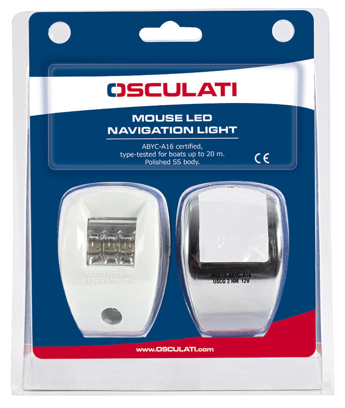 Mouse navigation light green SS body - foto originale Osculati Srl