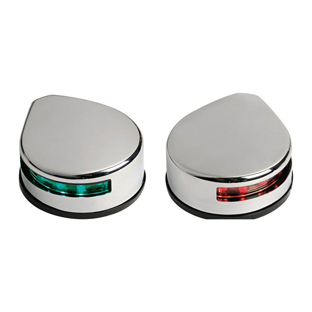 Lateral navigation light polished SS body - foto originale Osculati Srl