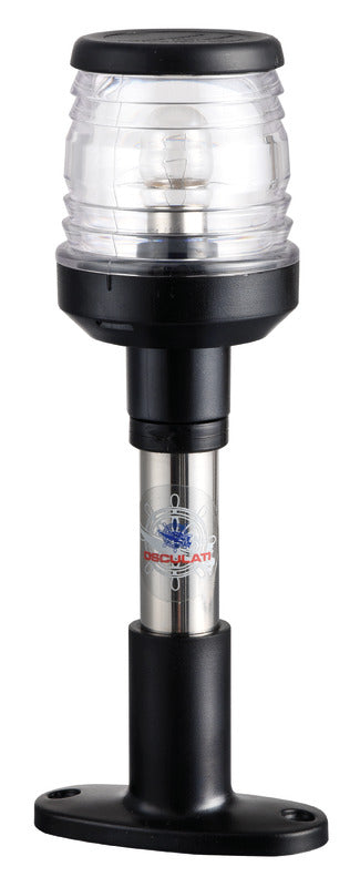 Compact SS light pole 20 cm black light - foto originale Osculati Srl