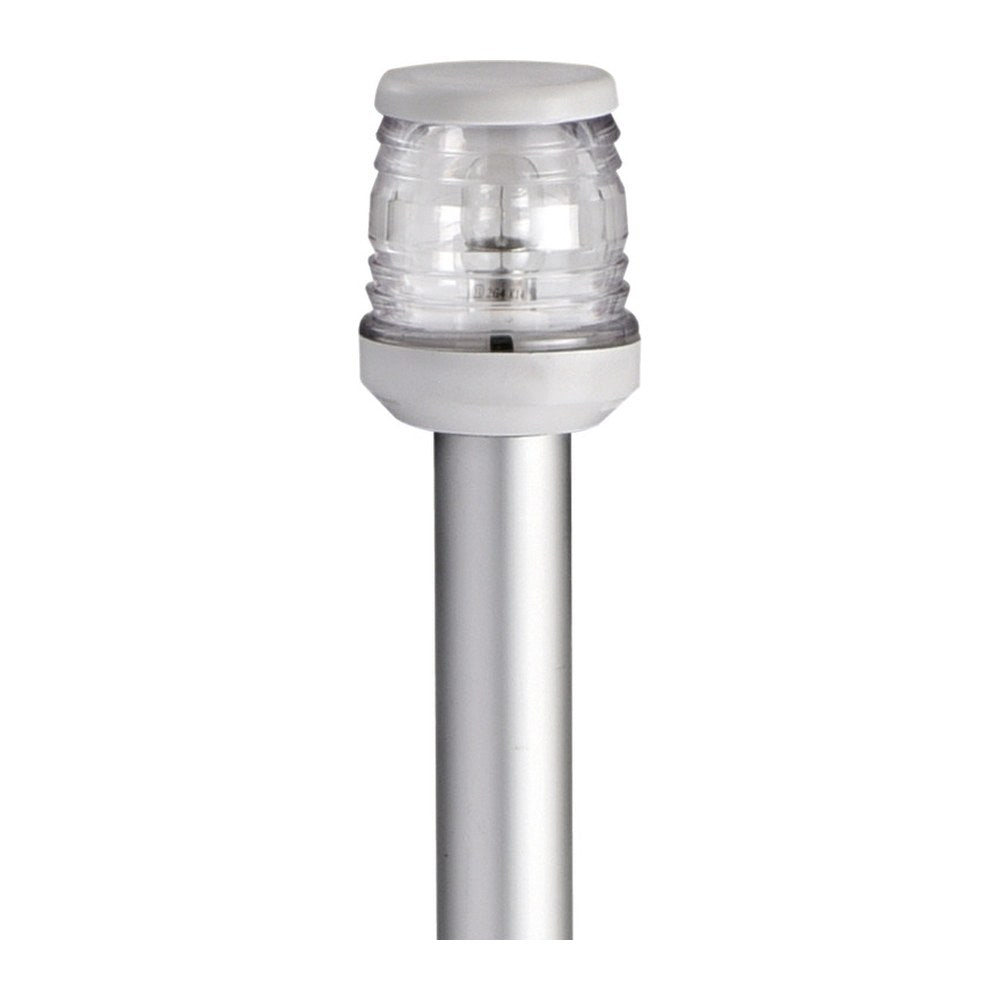 Classic aluminium pole 100 cm 360° white light - foto originale Osculati Srl