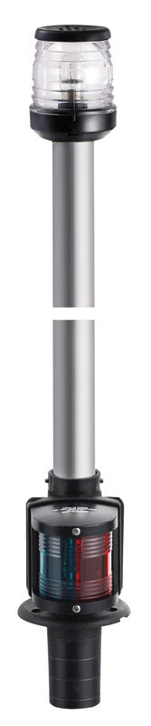 Recess black pole 100 cm360° red/green light - foto originale Osculati Srl