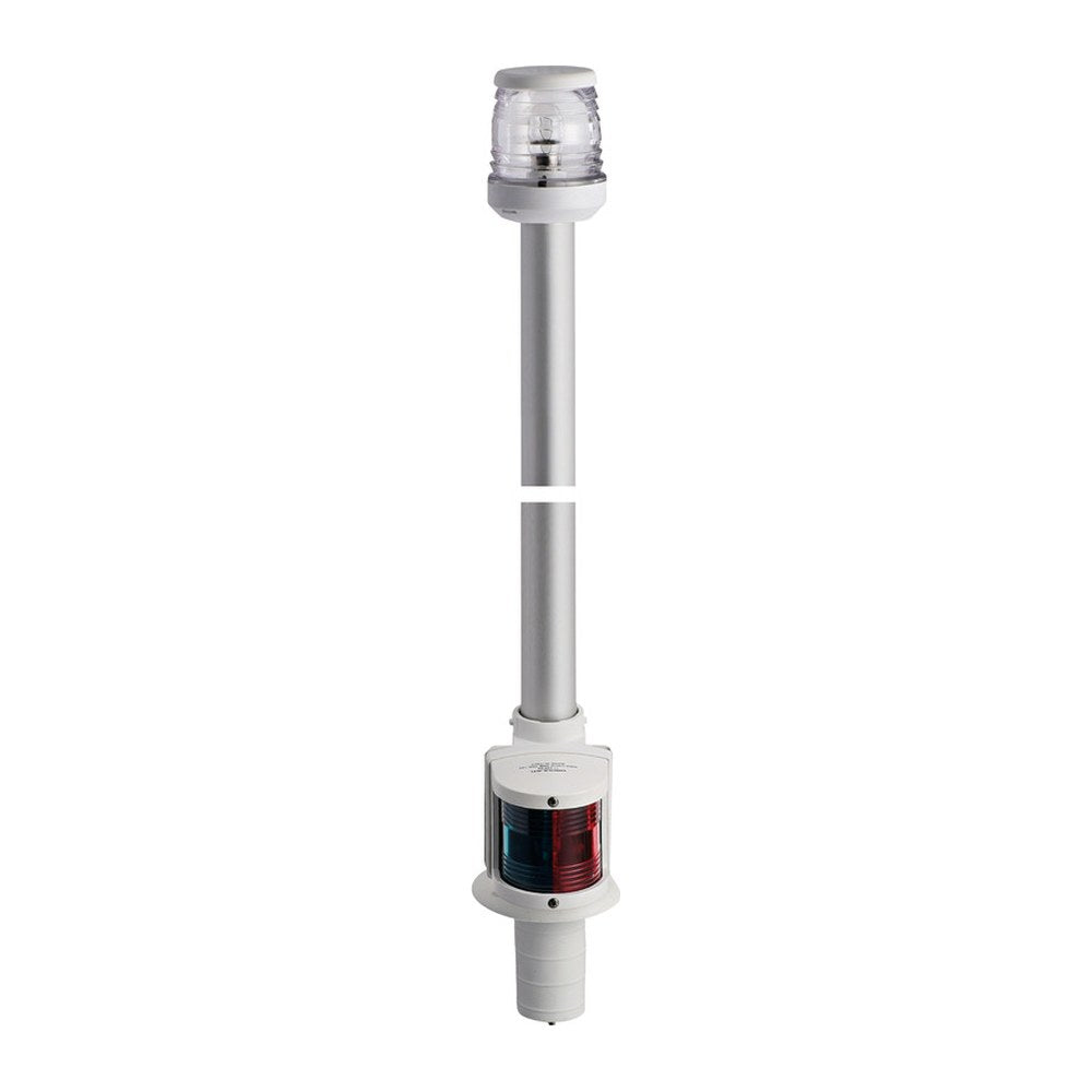 Recess white pole 100 cm360° red/green light - foto originale Osculati Srl