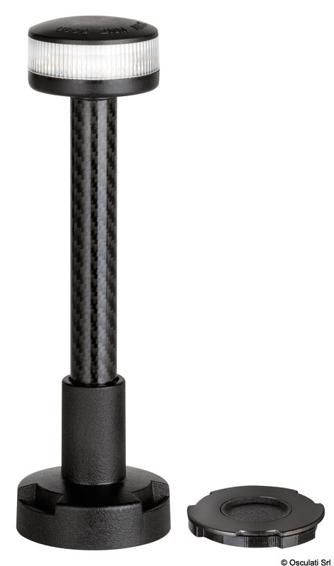 360° wireless white light rod, plastic base 100 cm - foto originale Osculati Srl