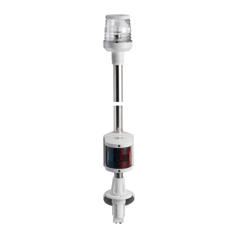 Recess white combined lightpole 100 cm - foto originale Osculati Srl
