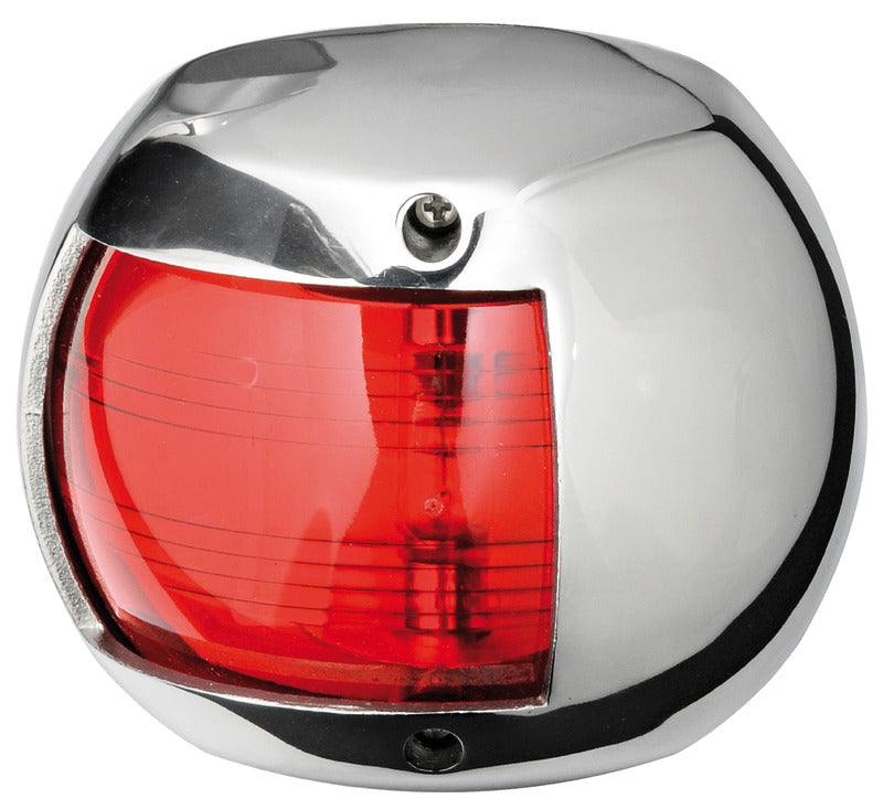 Compact 12 AISI 316/112.5° red navigation light - foto originale Osculati Srl