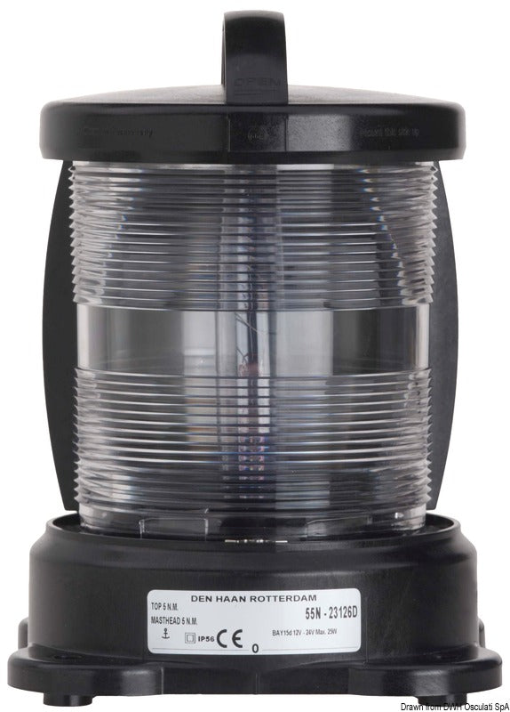 DHR navigation light white 225° - foto originale Osculati Srl