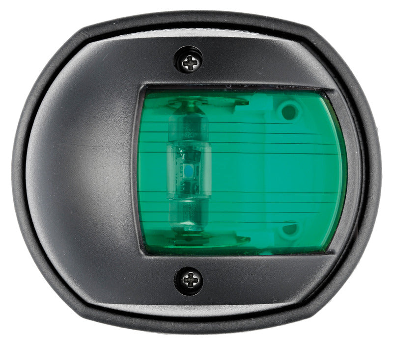 Compact black/112.5° right led navigation light - foto originale Osculati Srl
