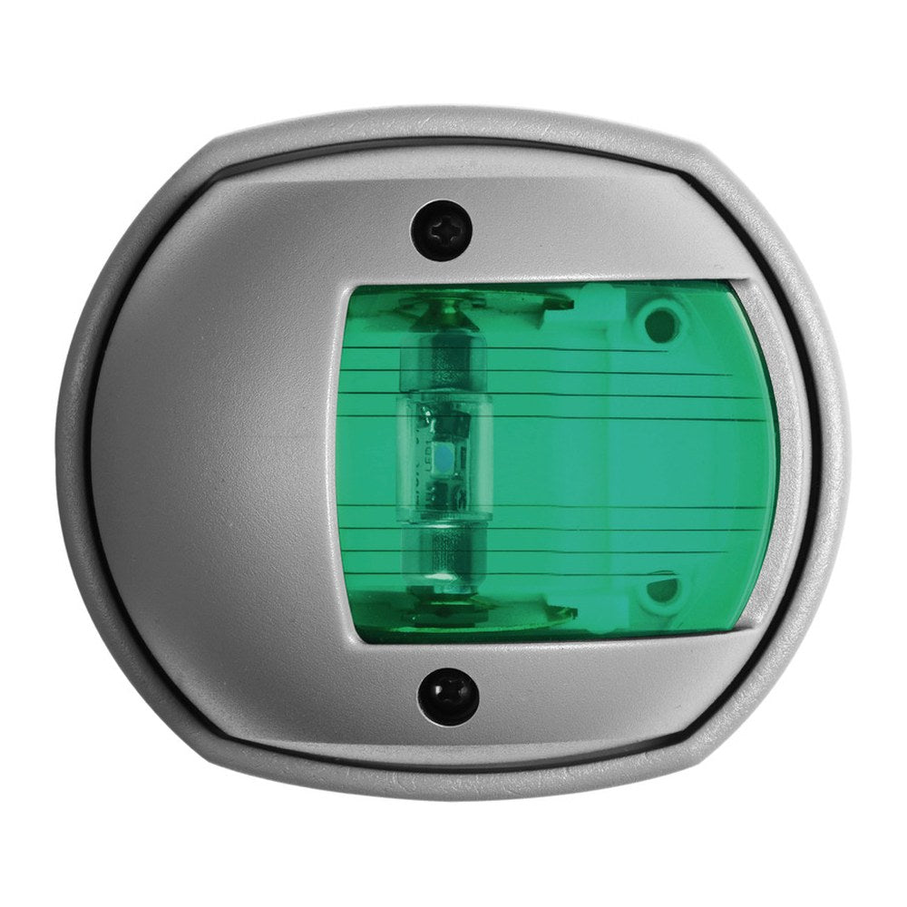 Compact LED navigation light, right RAL 7042 - foto originale Osculati Srl