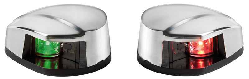 NEMO LED navigation lights -left+right 112.5° Blister - horizontal mounting - foto originale Osculati Srl
