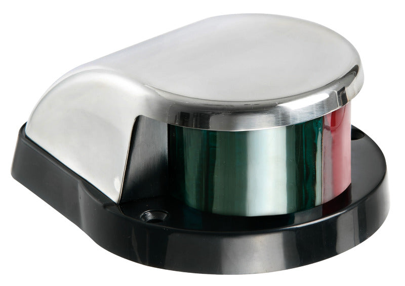 Bow navigation light red/green, SS cover - foto originale Osculati Srl