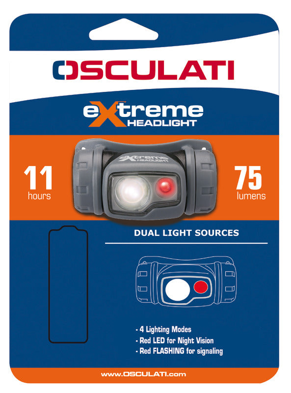 Extreme LED head torch - foto originale Osculati Srl