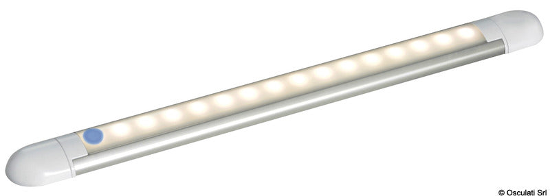 Linear overhead 14-LED light white 12 V - foto originale Osculati Srl