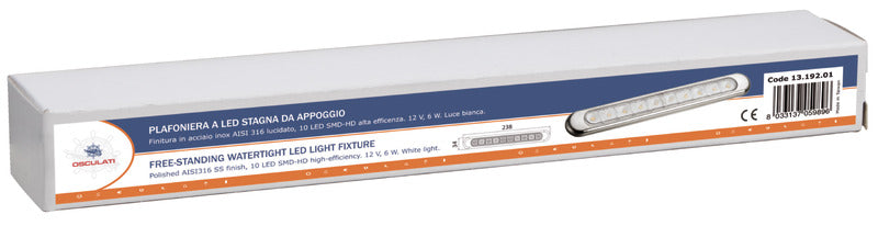 Free-standing LED light fixture AISI316 - foto originale Osculati Srl