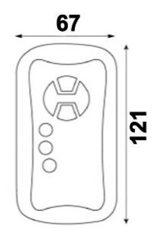 Bridge wireless control for LED spotlight 24 V - foto originale Osculati Srl