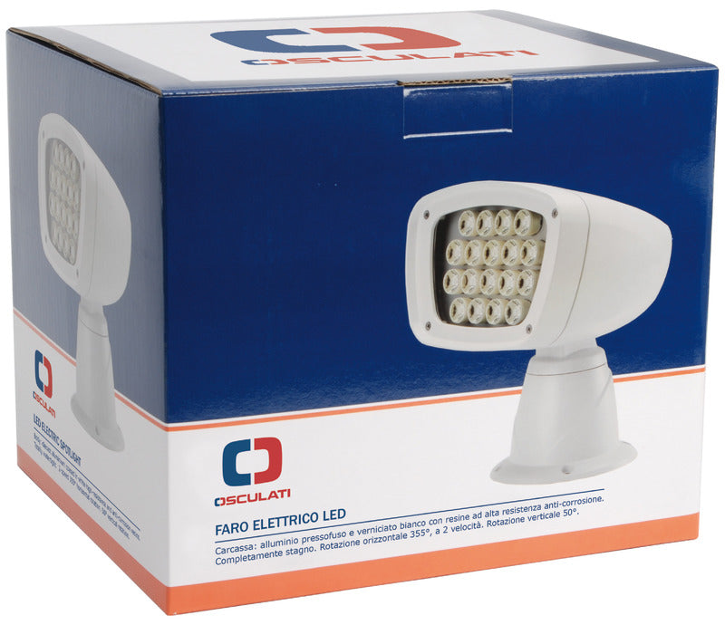 Electric exterior LED spotlight 12 V - foto originale Osculati Srl