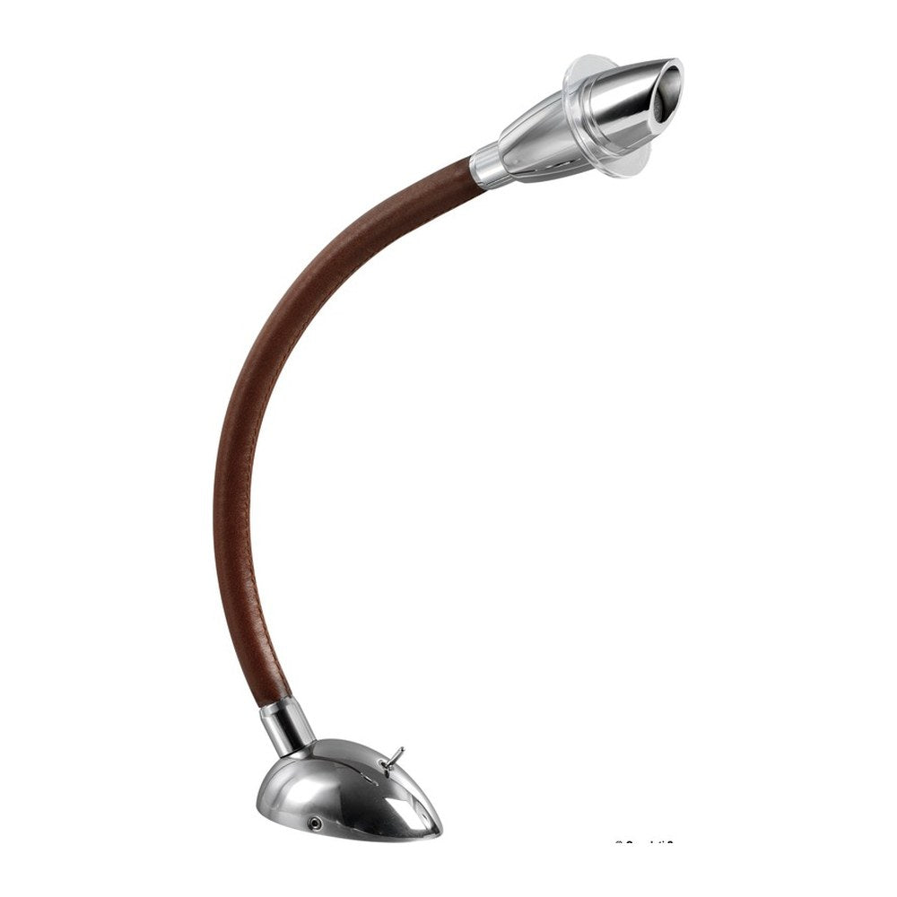 Spotlight 3 W covered w. brown leather - foto originale Osculati Srl