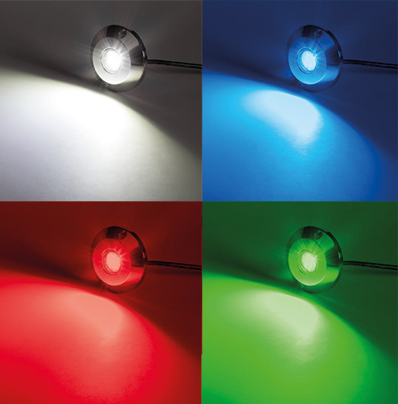 Underwater LED light RGBW 12/24 V - foto originale Osculati Srl