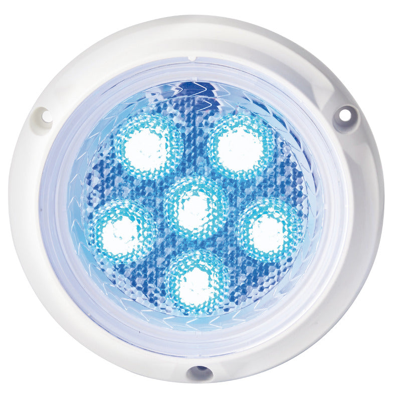 Round underwater light blue 134 mm - foto originale Osculati Srl