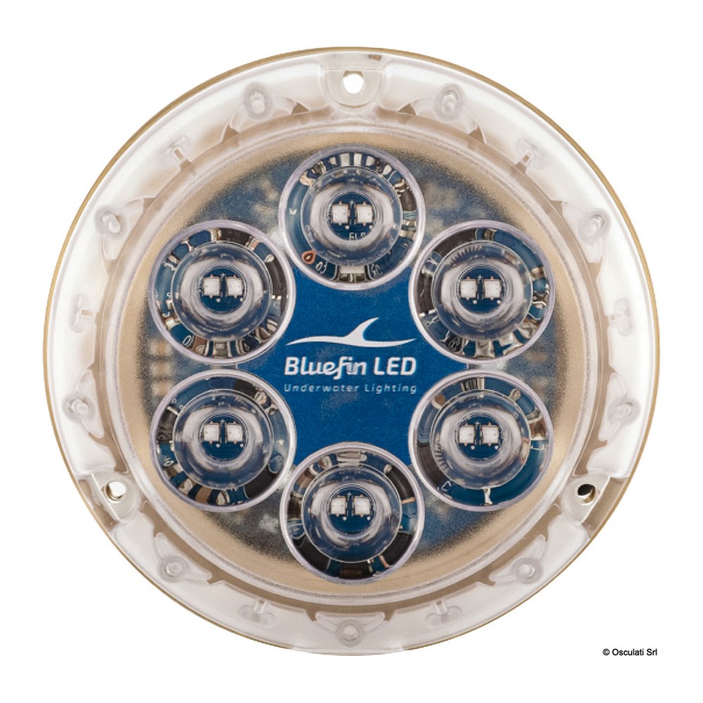 PIRANHA P12 LED underwater light white - foto originale Osculati Srl