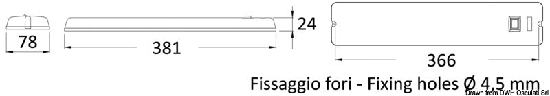 Labcraft Trilite HD LEDs table light 24 W 12 V - foto originale Osculati Srl