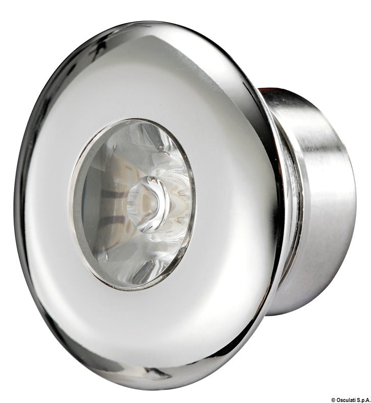 LED courtesy round white light - foto originale Osculati Srl