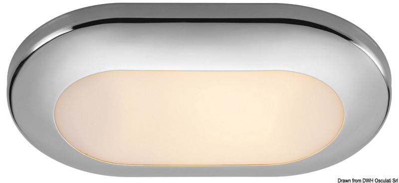 Phad mirror polished recess ceilinglight 12/24V 5W - foto originale Osculati Srl