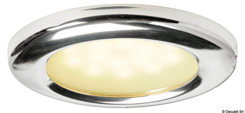 Vega spotlight polished SS 16 LEDs - foto originale Osculati Srl