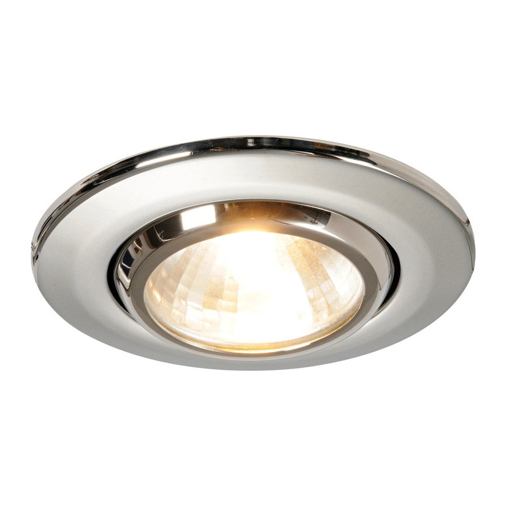 Merope halogen spotlight AISI316 mirror-polished - foto originale Osculati Srl